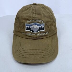 Crazy Janes Big Timber Montana Hat Adult OSFA Green Dad Cap Suttons Sportswear